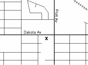 Gillis Branch Library is just west of Fruit Avenue on the south side of Dakota Avenue, across from Quigley Playground.