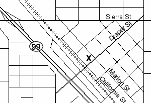 The Kingsburg Branch is located at the Northwest corner of Marion and Draper Streets.