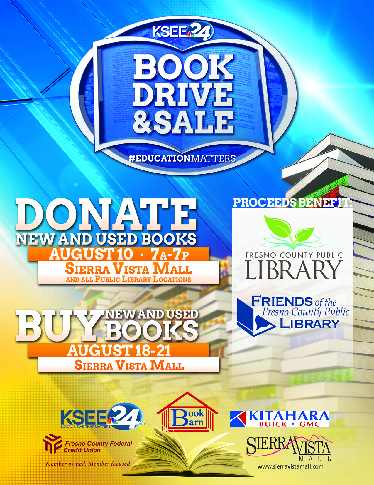 book drive flyer