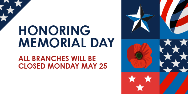 All branches Memorial Day